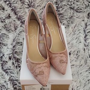Jessica Simpson Ballerina Blush/Nude Heel, sz 9